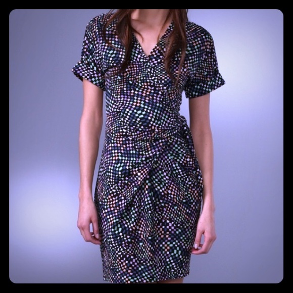 Diane Von Furstenberg Dresses & Skirts - DVF | Arely Wrap Dress in Crazy Check NWOT